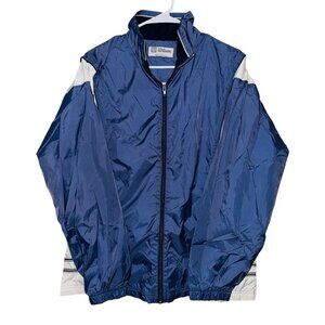 Vintage Wilson Color Block 80s Zip Up Windbreaker Jacket